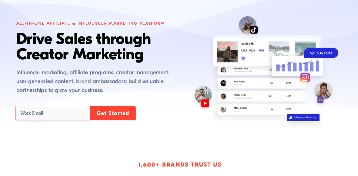 Upfluence TikTok influencer marketing