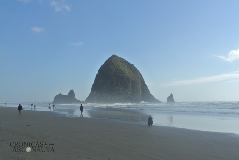 cannon beach en la costa de oregon