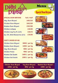 Delhi Darbar Caterers menu 1