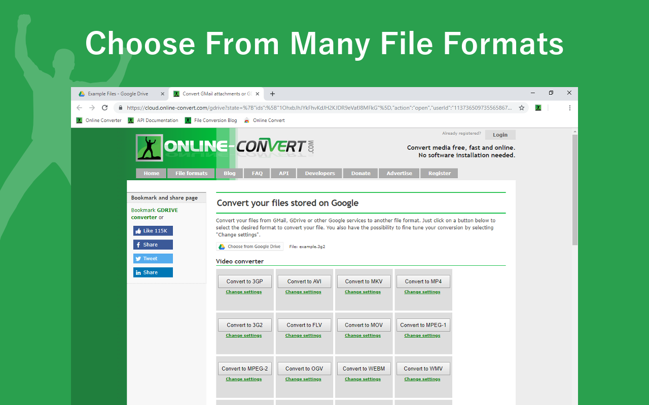 File Converter - By Online-Convert.com - Google Workspace Marketplace