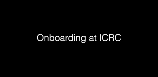 Onboarding at ICRC