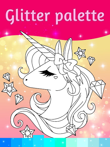 PC u7528 Unicorn Coloring Pages with Animation Effects 2