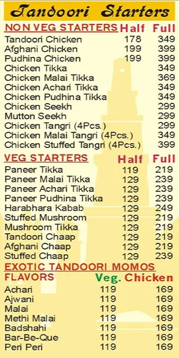 Food Da Chaska menu 