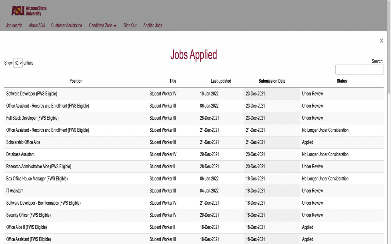 ASU Campus Jobs Preview image 0