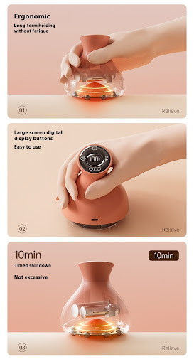 Title 6, Electric Gua Sha Scraping Massager with Cupping...