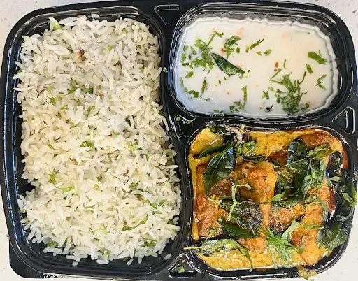 Fish Curry And Jeera Rice Combo