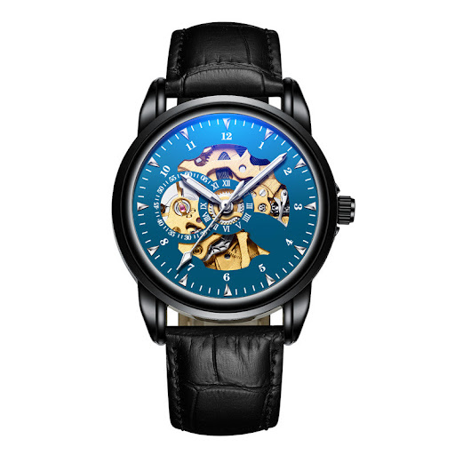 Title 4, Mens Fashion Simple Leather Waterproof Luminou...