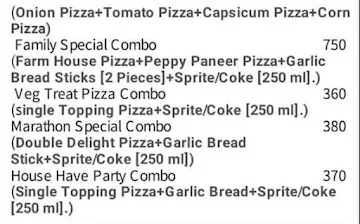 Pizza Delicious menu 