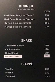 Sibang Bakery menu 2