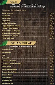 The Mint Leaf menu 2