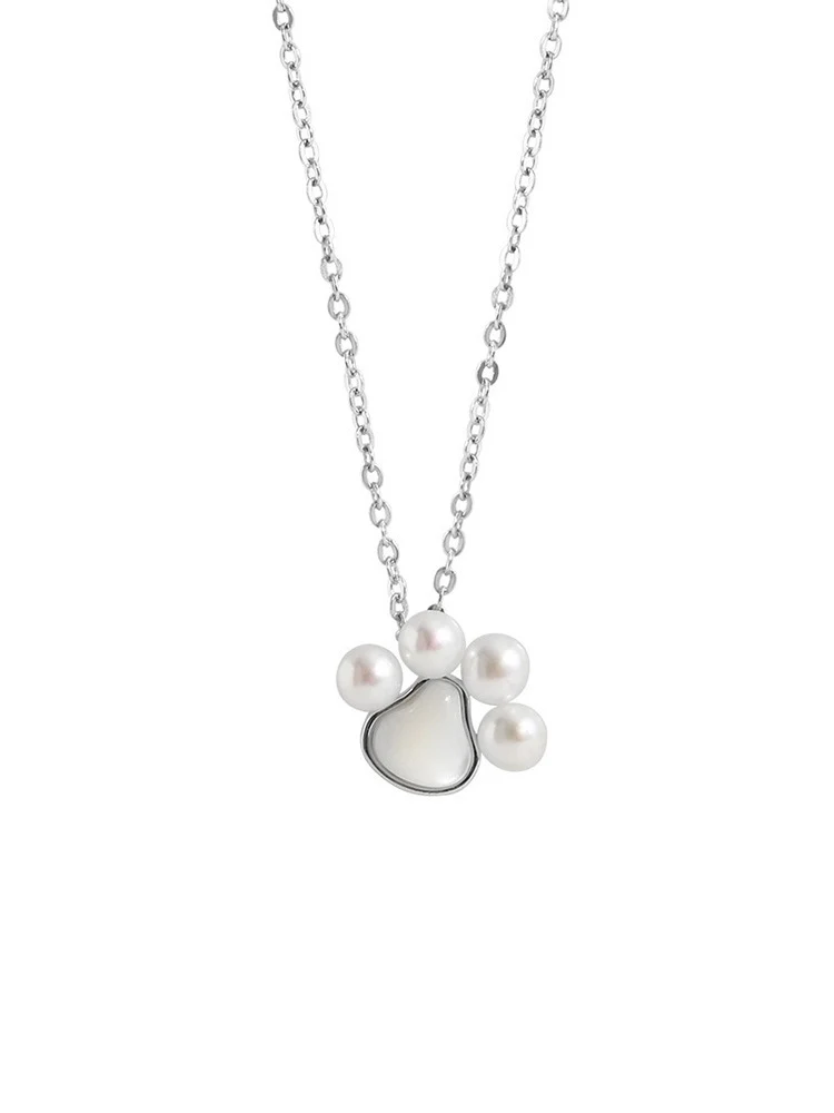 Title 3, Collier de perles Cats Paw, beauté douce et mi...