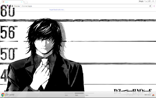 Death Note :Melody 1366x768 chrome extension