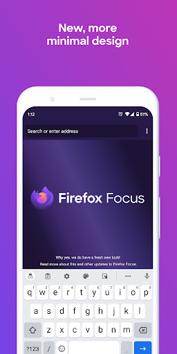 Screenshot Firefox Focus: No Fuss Browser