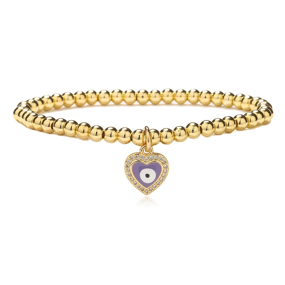 Title 9, Pulsera de cuentas de cobre Ojo del Diablo para...