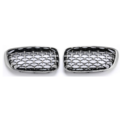 Title 1, Replacement Front Bumper Kidney Double Slats Fo...