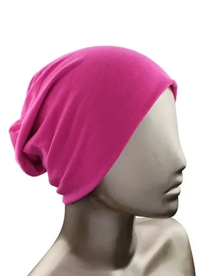 Cotton Slouchy Beanie Hip-Hop Soft Running Dwarf Hats Con... - 2