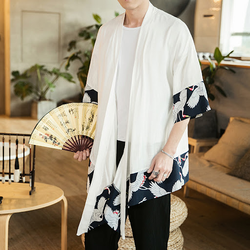 Title 6, Chinese Style Mens Ancient Hanfu Wind Cloak Go...
