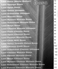 Flavours Loni Dosa menu 2