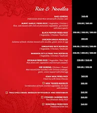 The Red Ginger menu 8