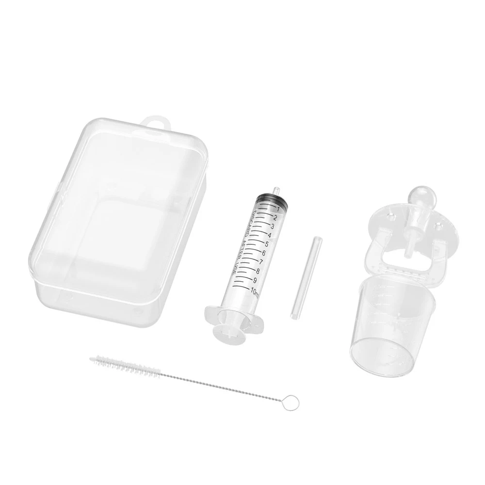 Title 2, Baby Choke Proof Syringe Feed Medication Utensi...