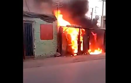 A mini sub-station blew up in Alex, causing a power outage.