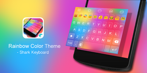 Emoji Keyboard-Rainbow Color