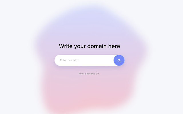 Thrive Domain Scanner chrome extension