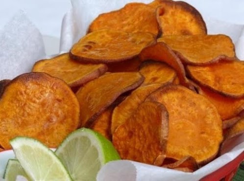 Sweet Potato Chips With a Hint Of Lime