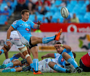 Ivan van Zyl of the Vodacom Blue Bulls clears the base during the Currie Cup match between Vodacom Blue Bulls and Xerox Golden Lions XV at Loftus Versfeld on September 01, 2018 in Pretoria, South Africa. 
