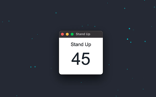 Stand Up Reminder chrome extension