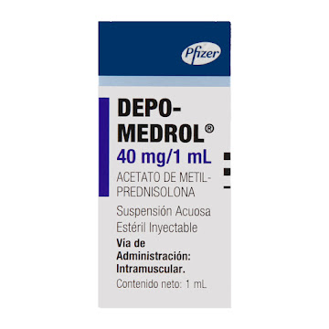 Depo-Medrol Acetato de Metilprednisolona 40mg/1ml Pfizer Caja x 1 Ampolla  