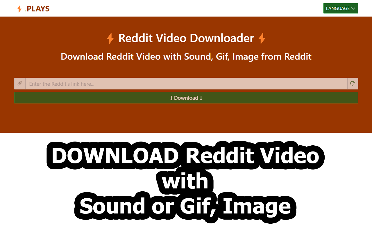 Reddit Video Downloader - DotPlays.com Preview image 0