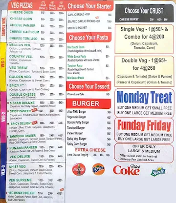 Pizza Bite Burger menu 