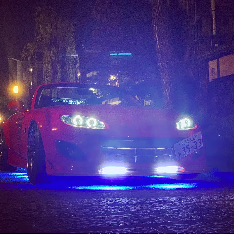 ロードスターのウィンドディフレクター・NCロードスター・ウィンドブロッカー・LED取付・関西屋根自動車に関するカスタム事例の投稿画像1枚目