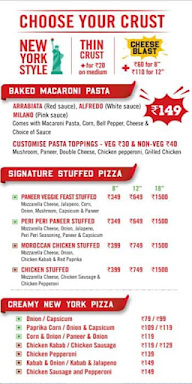 Sbarro - New York Pizza menu 3