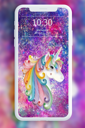 Kawai Unicorn Wallpaper
