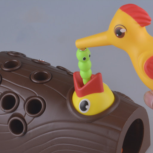 Title 3, Woodpecker Magnetic Catch The Worm Animal Feedi...