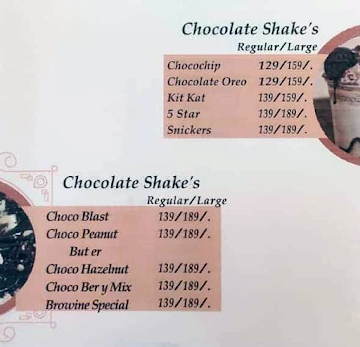 Shakes Invite menu 