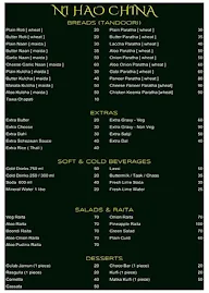 Budget Meals menu 1