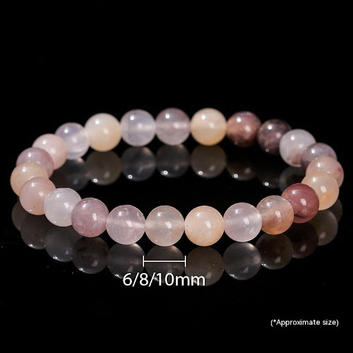 Title 19, Womens Single Circle Ball Natural Stone Bracel...