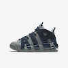 gs air more uptempo cool gray / midnight navy / white