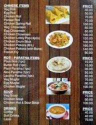 Manasha Restaurant menu 1