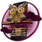 Cover Image of Download Night Owl keyboard Theme 3.0 APK