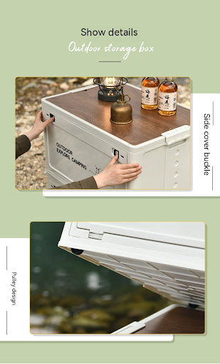 Title 2, Camping Picnic Organizing Box for Home, Oversiz...