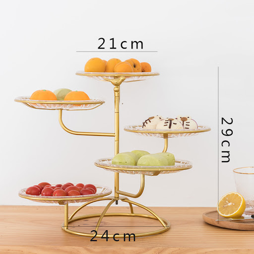 Title 8, Multi-layer acrylic fruit tray for living room ...