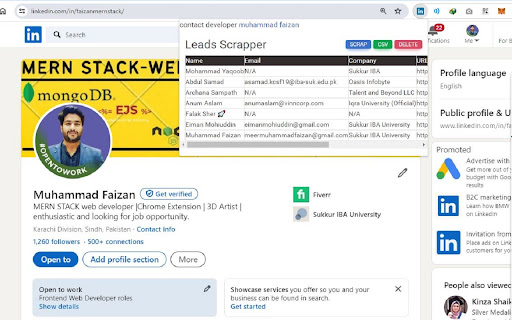 LinkedIn Leads Scrapper