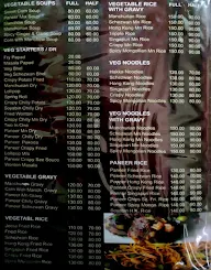 Gokul Chinese menu 2