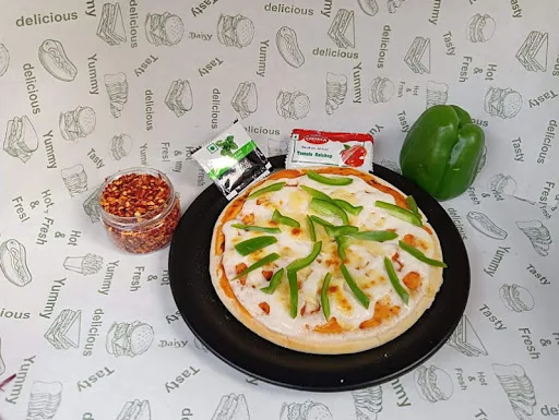 Double Cheese Capsicum Pizza