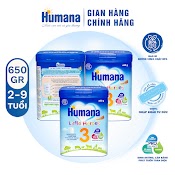 (Combo 3 Hộp) Sữa Bột Công Thức Dành Cho Trẻ Từ 24 Tháng Tuổi Trở Lên Humana Gold Plus 3 (650G) - Nhập Khẩu Từ Đức (01/03/2024)