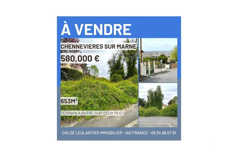  Vente Terrain à bâtir - à Chennevières-sur-Marne (94430) 